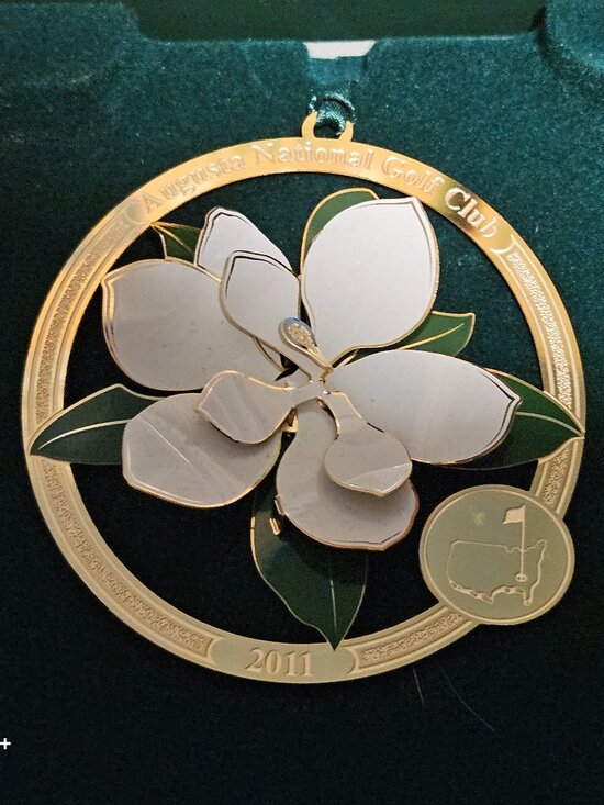 UNICORN 2011 COLLECTIBLE MASTERS AUGUSTA NATIONAL GOLF CLUB CHRISTMAS ORNAMENT